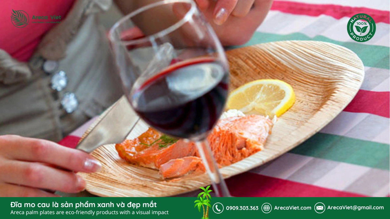 Sản phẩm từ mo cau – Giải pháp xanh thay thế nhựa 1 lần 7 Chén đĩa mo cau giúp các doanh nghiệp xây dựng hình ảnh thương hiệu bền vững