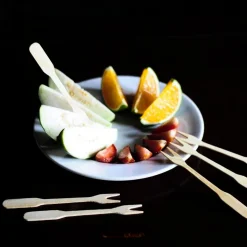Nĩa xiên gỗ 13cm (Hộp 700 cái) 9 Nĩa xiên gỗ 13cm thân thiện môi trường phân huỷ sinh học – ArecaViet