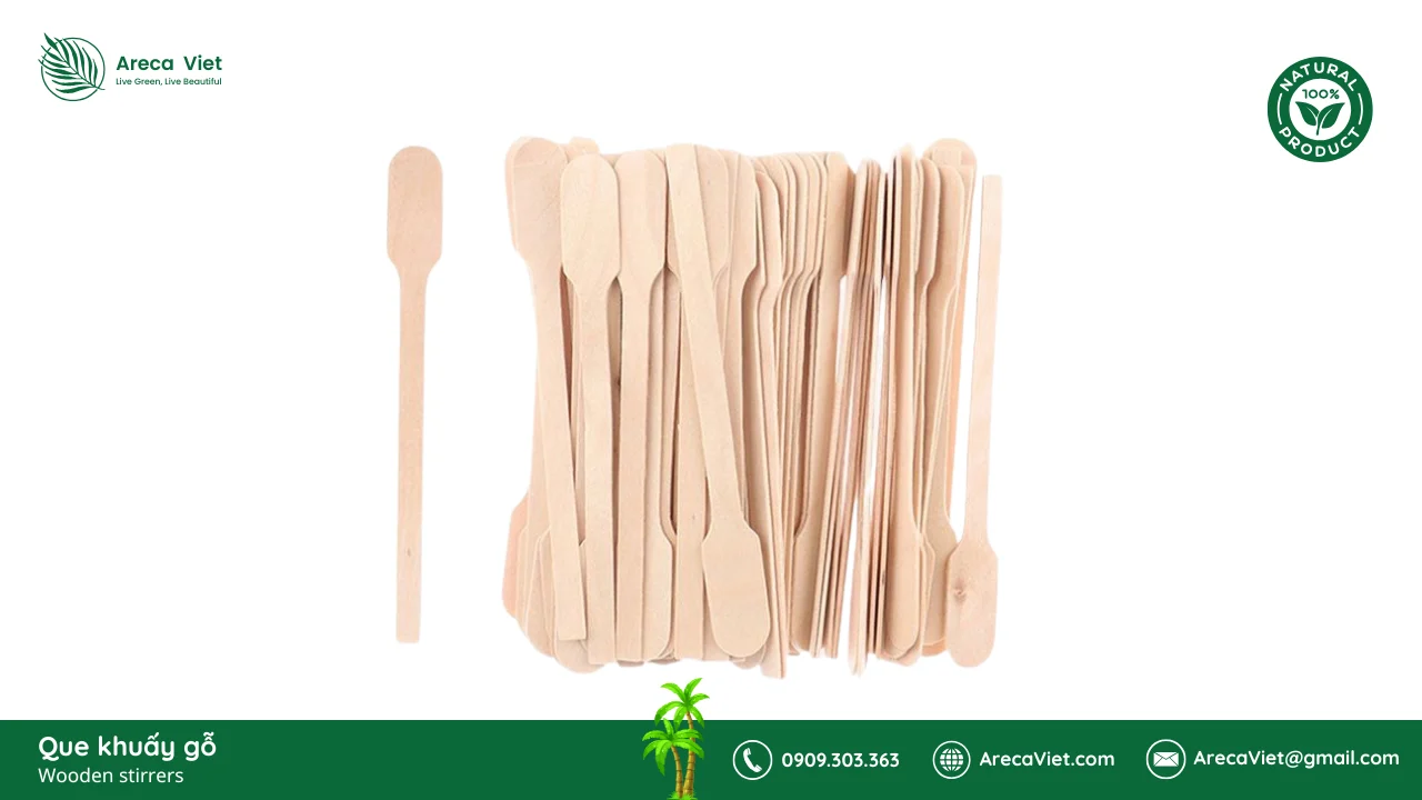 Báo Giá Que Khuấy Gỗ Và 4 Yếu Tố Ảnh Hưởng Đến Giá Sản Phẩm 3 Que khuấy gỗ chất lượng - Wooden stirrers - ArecaViet.com (11)