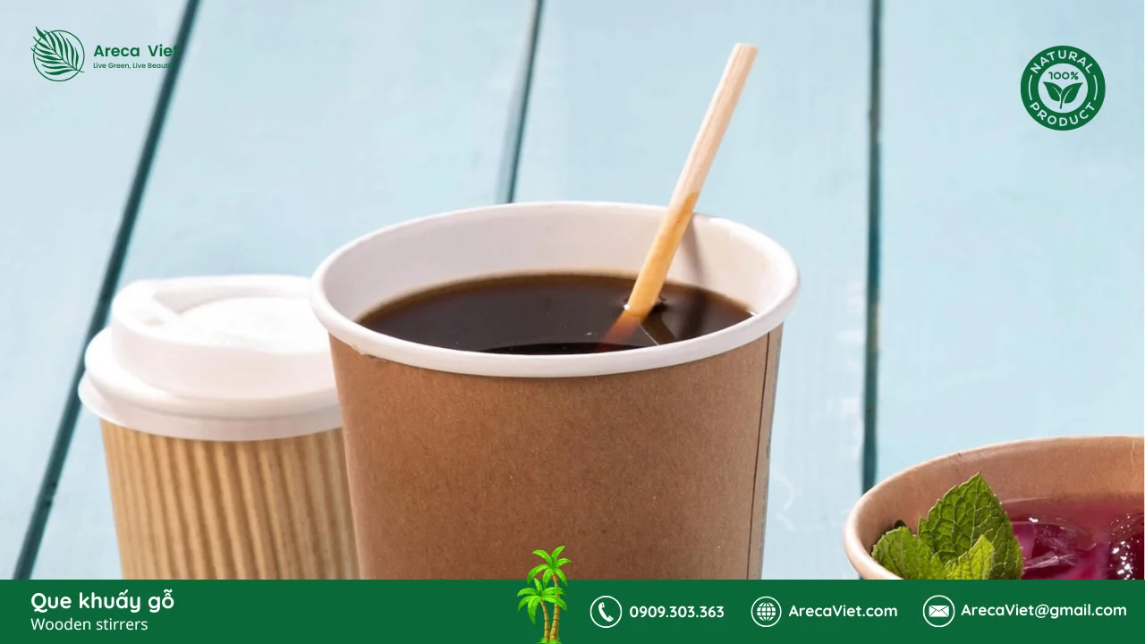Dao muỗng nĩa gỗ và lợi ích sức khỏe 7 Que khuay go Wooden stirrers ArecaViet.com 6