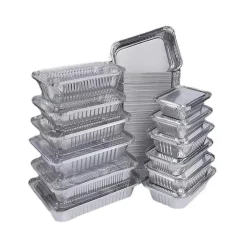 Hộp nhôm thực phẩm chữ nhật màu trắng 550ml (Thùng 125c | 1000c) 15 Khay nhom chu nhat mau trang ArecaViet 12