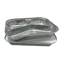 Khay nhôm 3 ngăn chữ nhật màu trắng 750ml (Thùng 125c | 1000c) 10 Khay nhom chu nhat mau trang ArecaViet 15
