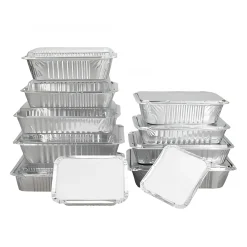 Hộp nhôm thực phẩm chữ nhật màu trắng 550ml (Thùng 125c | 1000c) 14 Khay nhom chu nhat mau trang ArecaViet 18