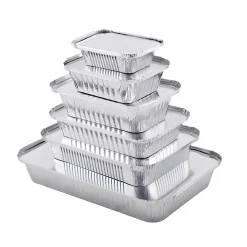 Hộp nhôm thực phẩm chữ nhật màu trắng 5000ml (Thùng 200c) 17 Khay nhom chu nhat mau trang ArecaViet 20
