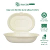 Hộp cơm bã mía oval GRACZ 720ml [Gói 50 cái]