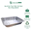 Hộp nhôm thực phẩm chữ nhật màu trắng 3500ml (Thùng 200c) 25 Hop nhom thuc pham chu nhat mau trang 3500ml
