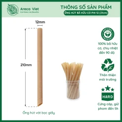 Ong hut ba huu co ArecaViet phi 12mm dai 210mm OH012 2