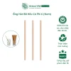Ống hút bã hữu cơ phi 6, dài 16cm [Gói 200 cái]