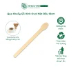 Que khuấy gỗ hình oval một đầu 10cm [Hộp 1400 que]